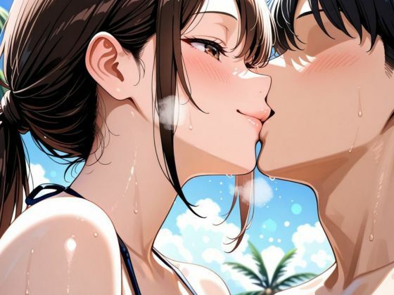 愛液に溺れた背徳の人妻 〜プライベートビーチで響き渡る愛人のイキ喘ぐ声〜 サンプル5ページ目