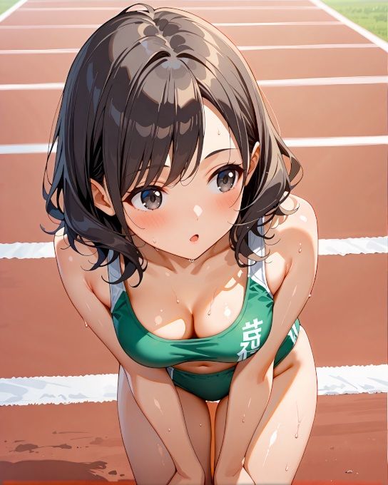 ユニフォームの下の秘密 -陸上少女編- サンプル2ページ目