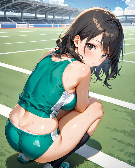 ユニフォームの下の秘密 -陸上少女編- サンプル3ページ目
