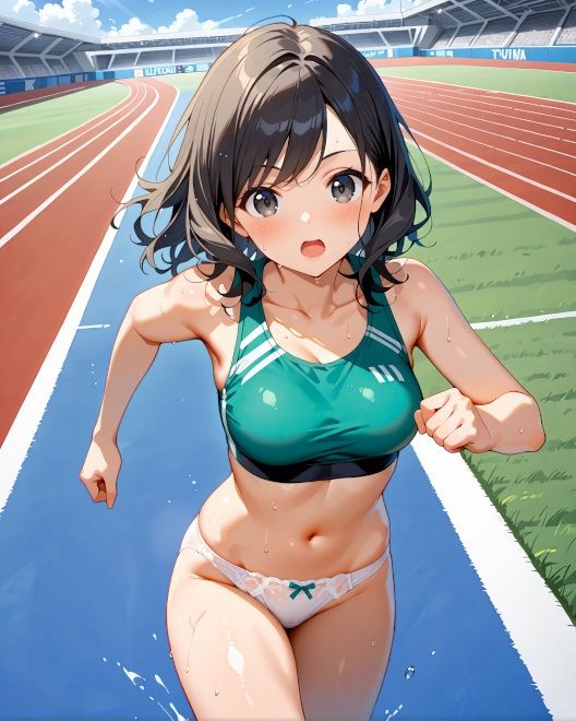ユニフォームの下の秘密 -陸上少女編- サンプル6ページ目
