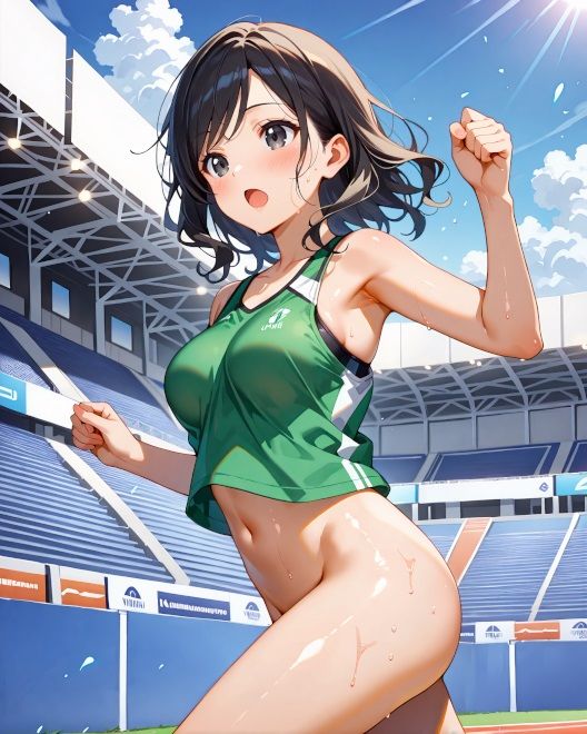 ユニフォームの下の秘密 -陸上少女編- サンプル8ページ目