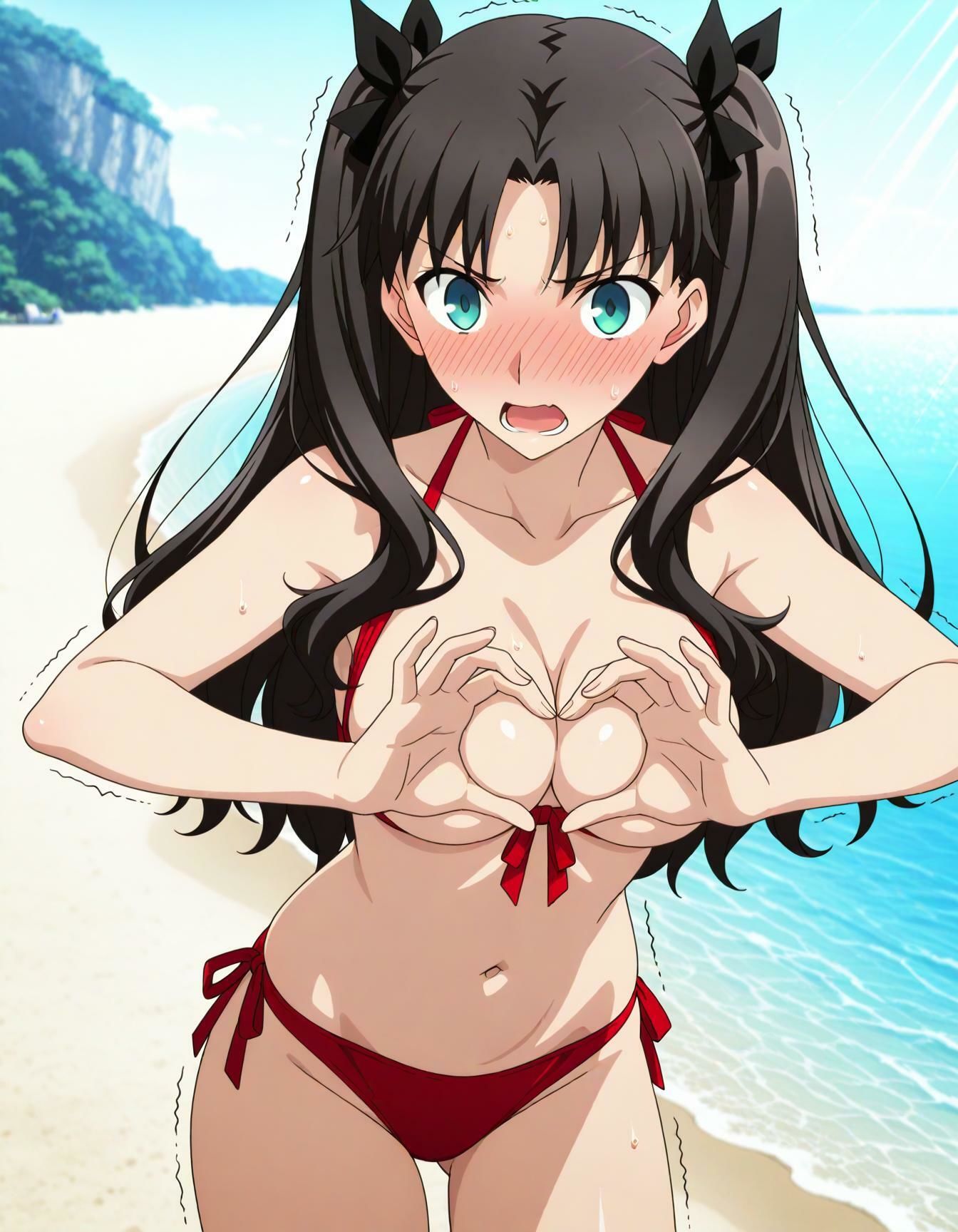 遠〇凛といちゃいちゃっと サンプル2ページ目