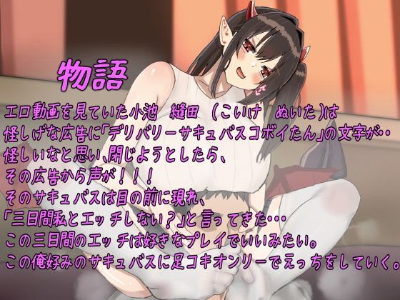 俺好みにサキュバスに色んな足コキをして貰い勃った！ サンプル2ページ目