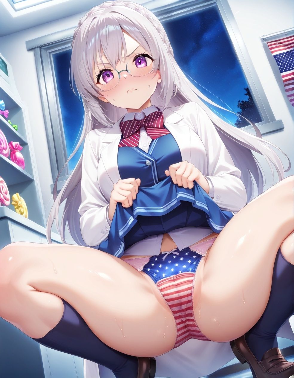 嫌な顔でパンツ見せてくる科学部 サンプル10ページ目