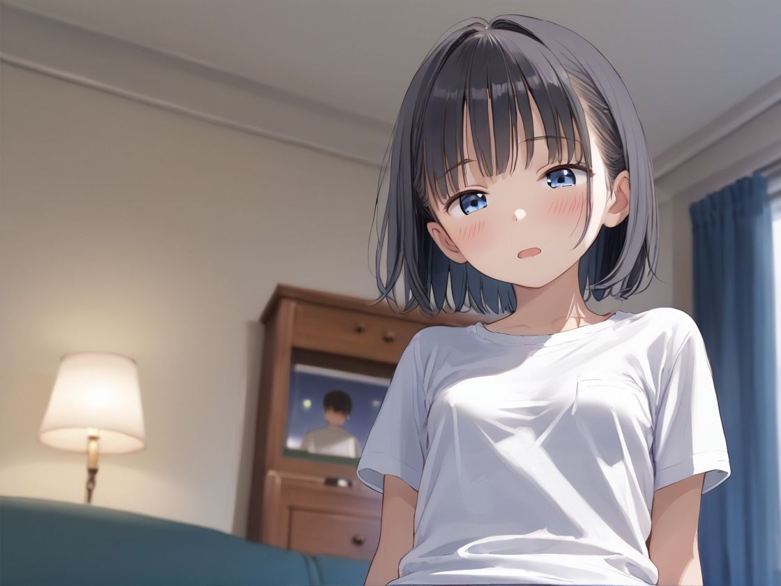 触って  感じて  つるぺた少女の日常  〜ホテルで朝から晩までえっち三昧〜 サンプル3ページ目