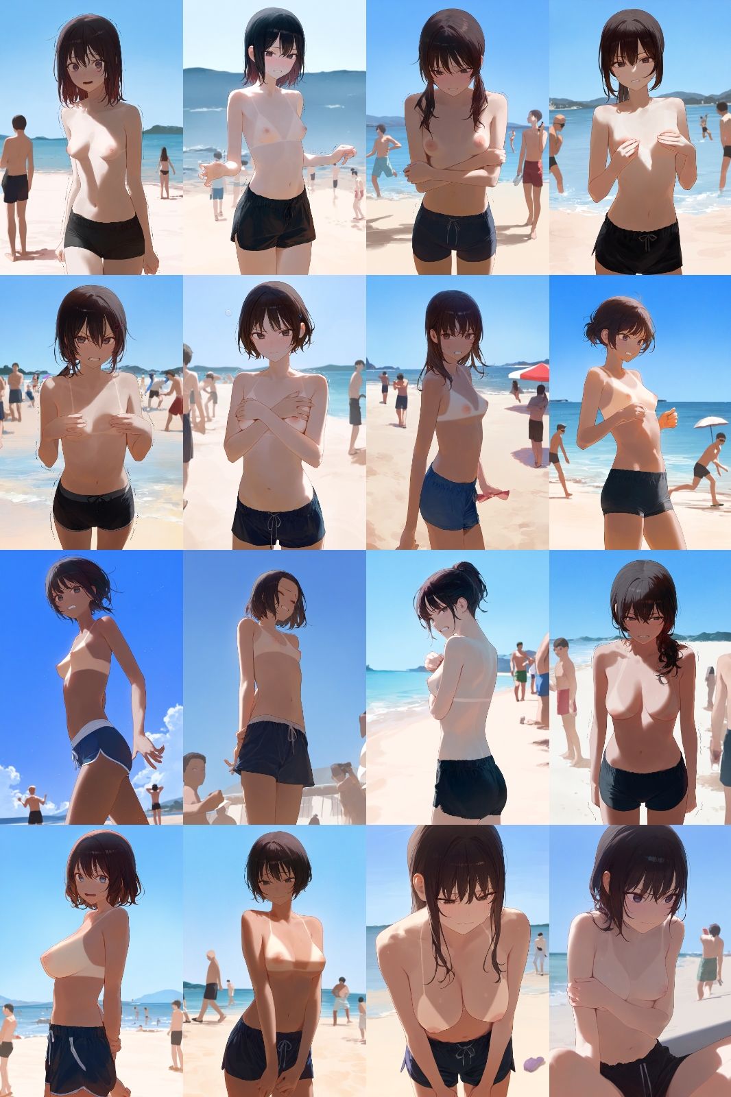 【500枚】罰ゲームで男水着チャレンジ サンプル3ページ目
