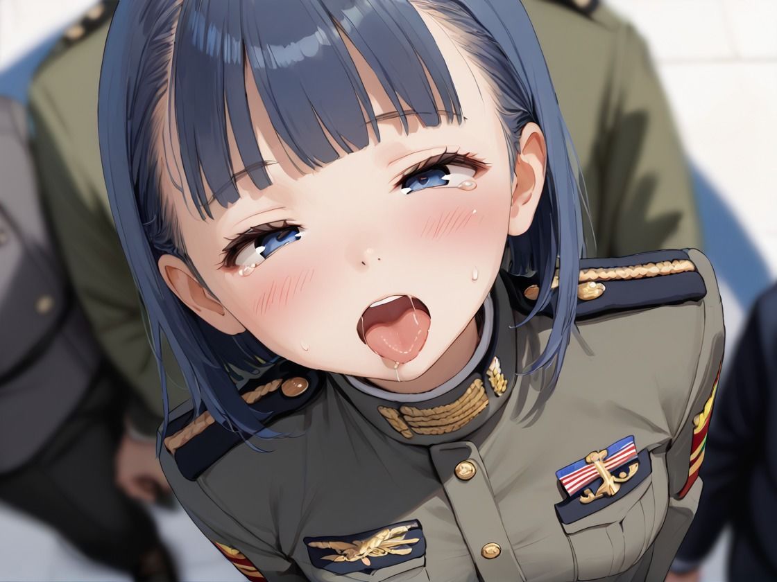 性処理  自衛官  つるぺた少女の日常  〜隊員のお世話をする性処理自衛官〜 サンプル2ページ目