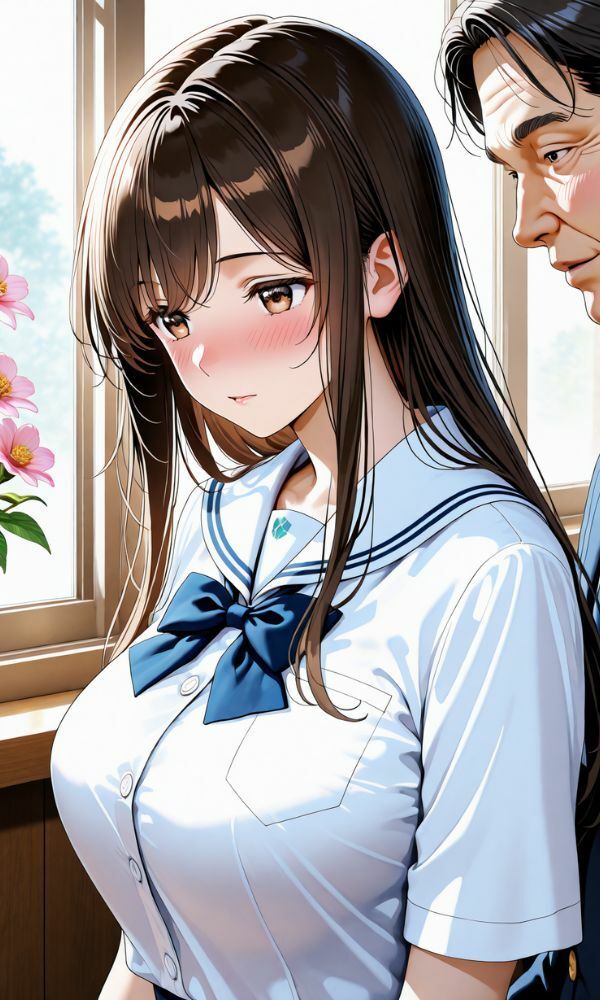 生意気女子校生はきもおじに種付プレス サンプル1ページ目