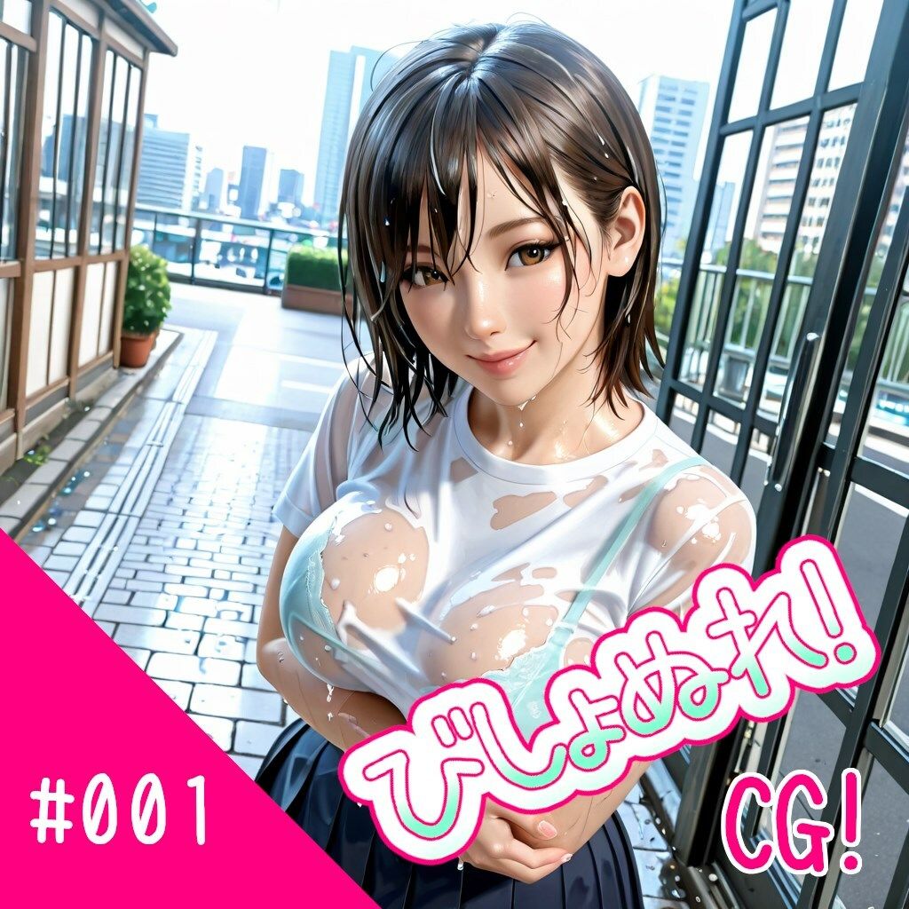びしょぬれ！CG！1滴目！ サンプル2ページ目