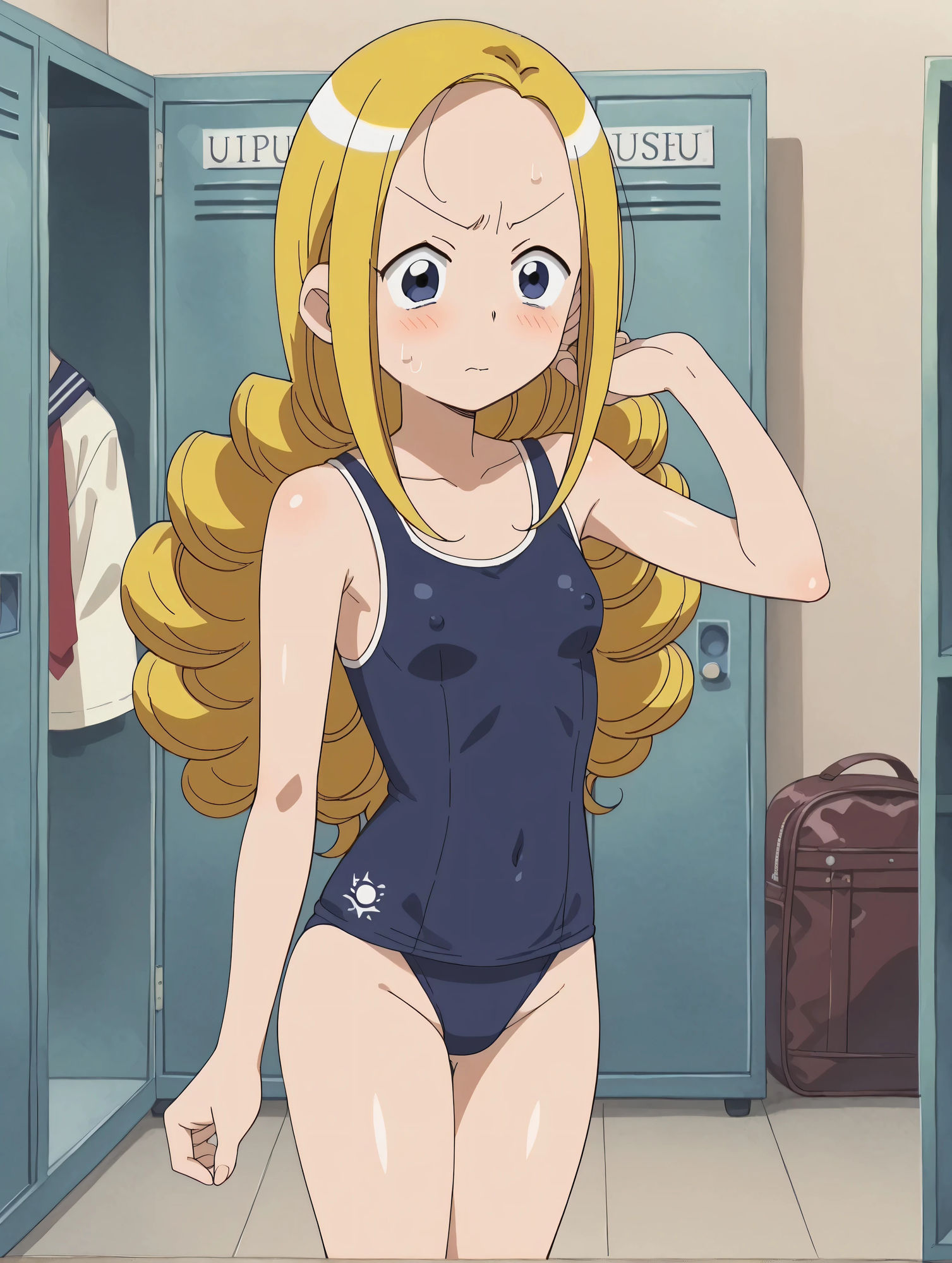 たまきちゃんとプールでエッチ サンプル1ページ目