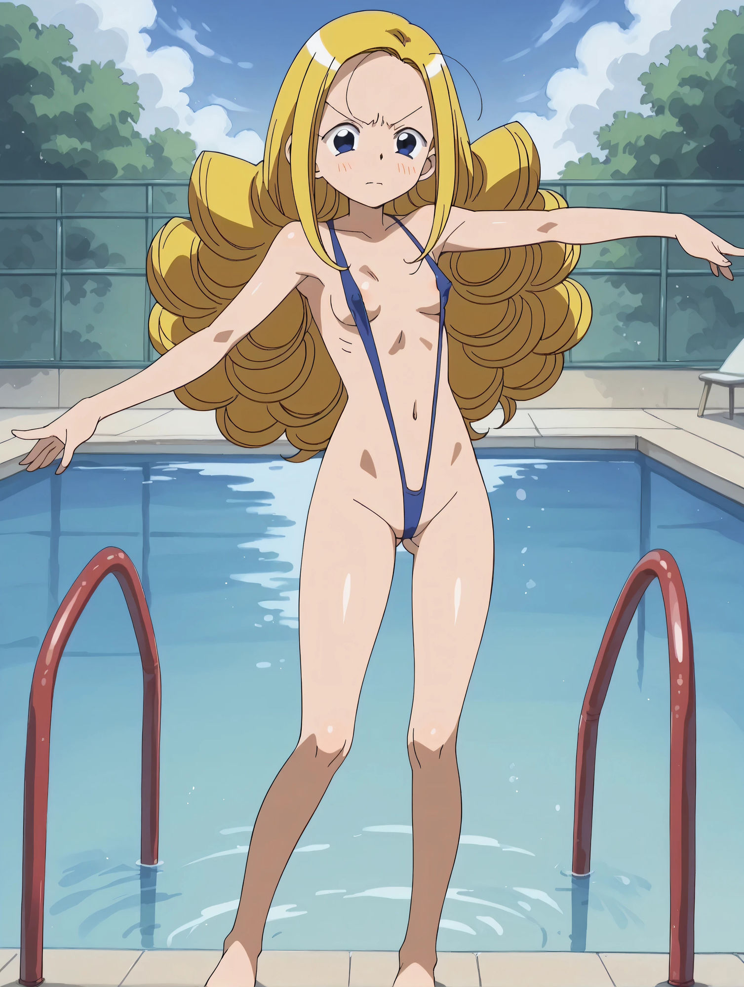 たまきちゃんとプールでエッチ サンプル6ページ目