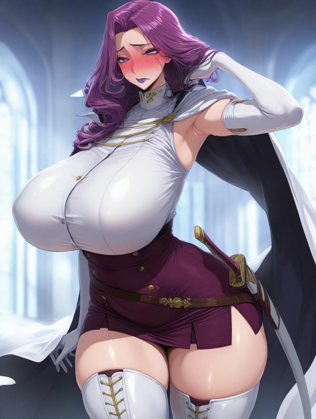 巨乳ムチムチの魔女 サンプル1ページ目