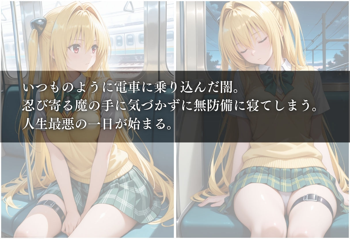 電車痴●『痴●to LOVEる』〜金色の闇編〜 サンプル1ページ目