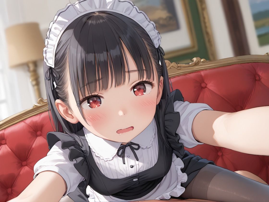 見て  挿れて  つるぺた少女の日常  〜ツンデレメイドちゃんのご奉仕タイム〜 サンプル4ページ目