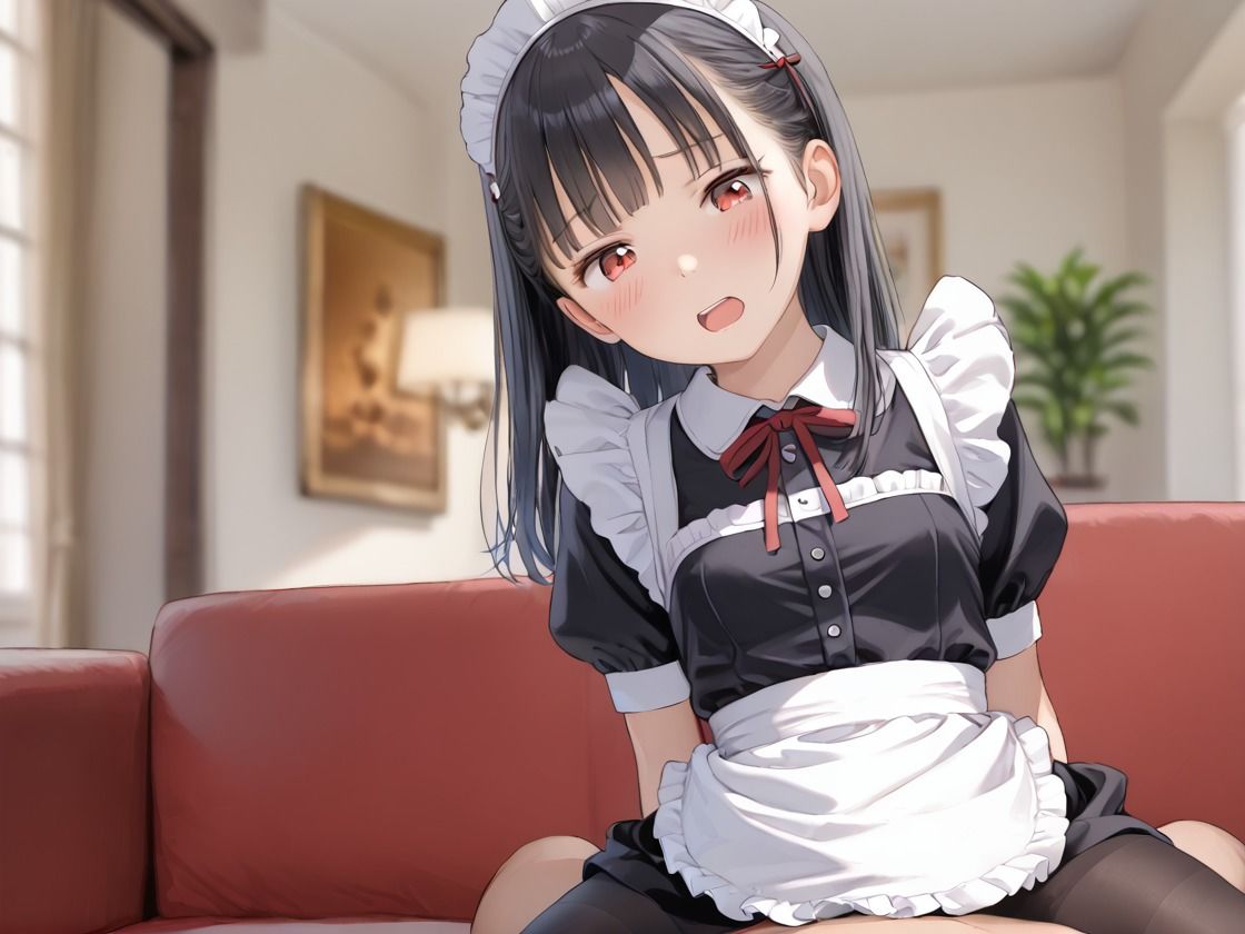 見て  挿れて  つるぺた少女の日常  〜ツンデレメイドちゃんのご奉仕タイム〜 サンプル5ページ目