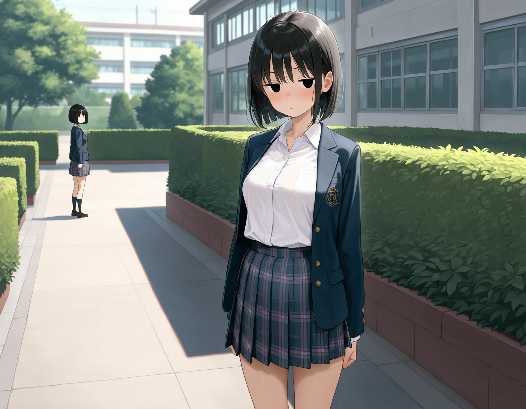 大人しそうな少女。ずっと隠していた性欲が爆発する。 サンプル1ページ目