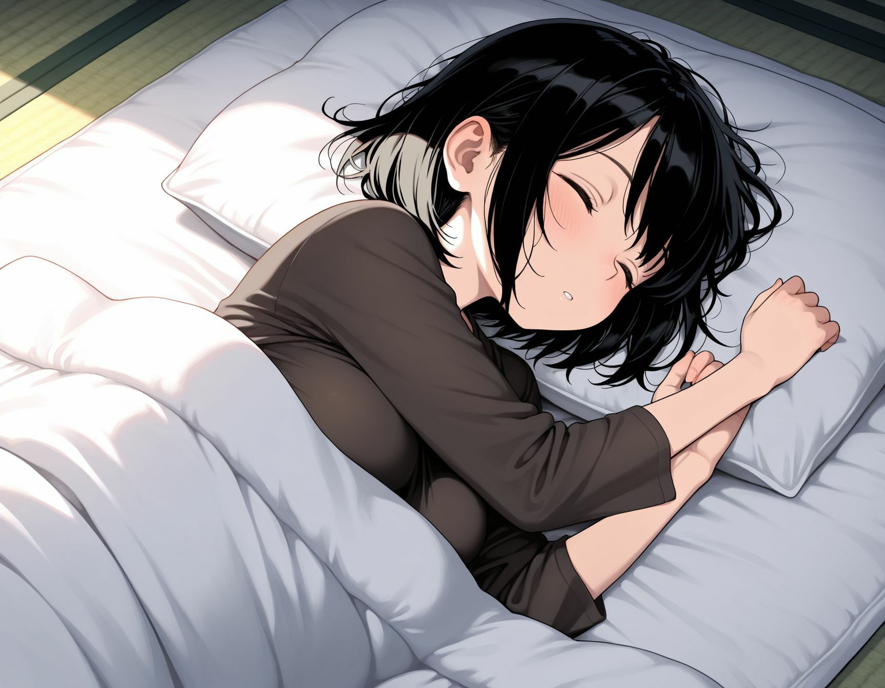 大人しそうな少女。ずっと隠していた性欲が爆発する。 サンプル5ページ目