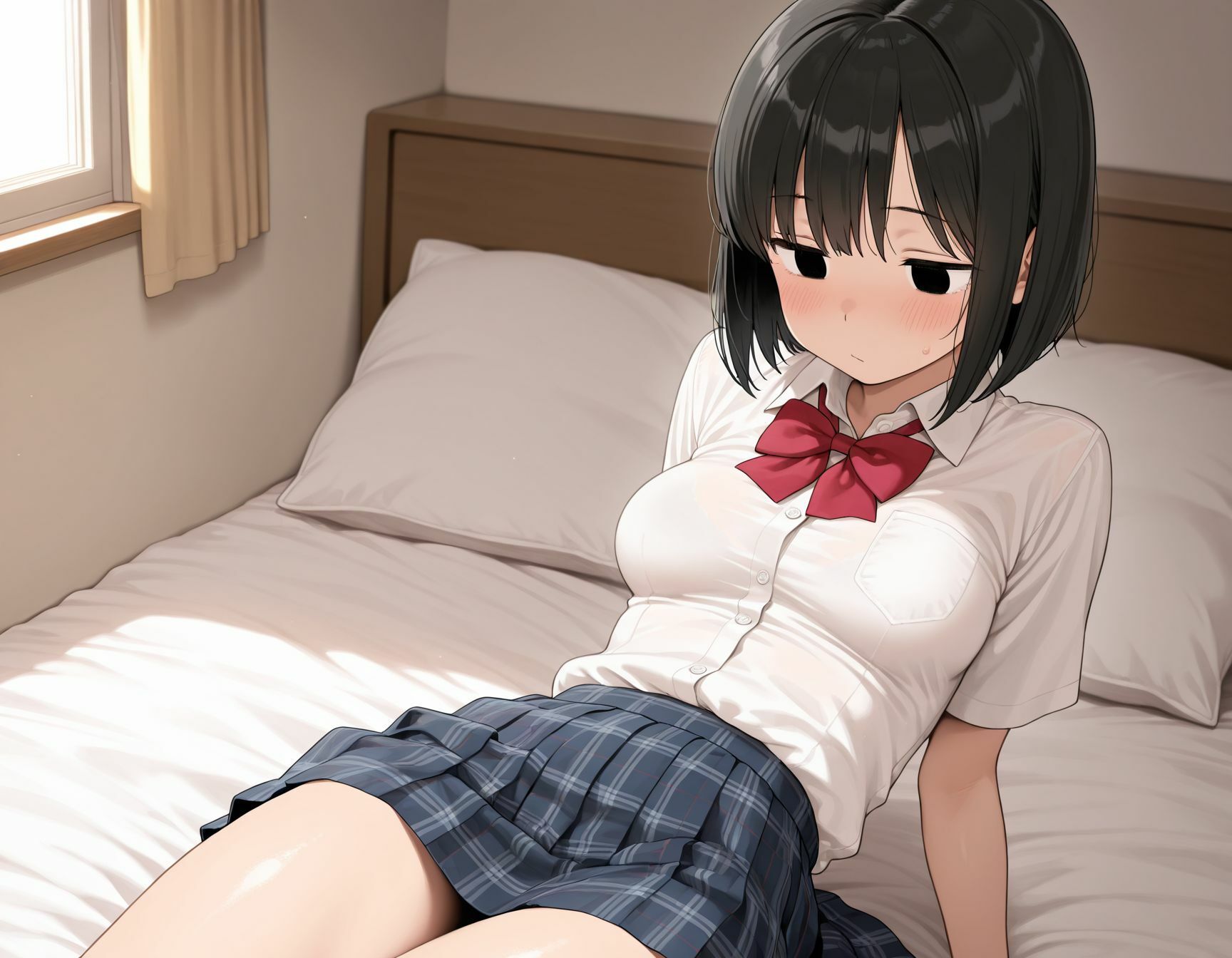 大人しそうな少女。ずっと隠していた性欲が爆発する。 サンプル7ページ目