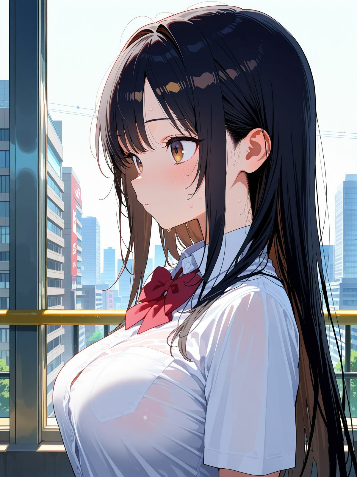 【AIイラスト集】秘密の放課後 濃いめの（はーと）中出し 用務員さんの特別授業316p サンプル2ページ目