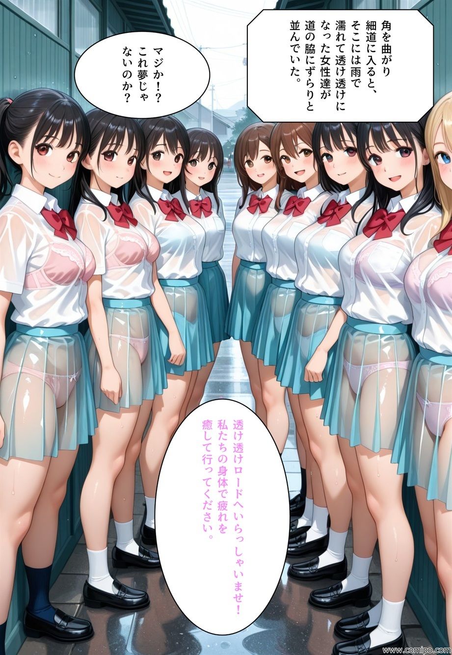 透け透けロード サンプル1ページ目