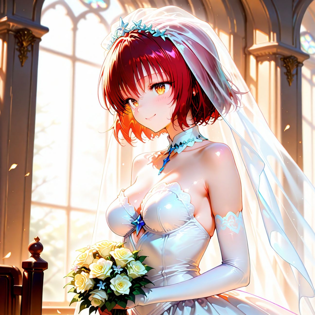 【Part2】ウェディングドレスで浮気セックス！婚前最後のお遊び♪ サンプル1ページ目