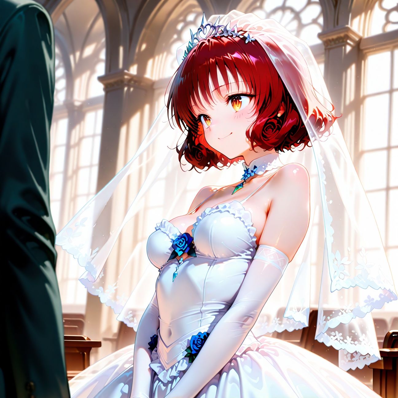 【Part3】ウェディングドレスで浮気セックス！婚前最後のお遊び♪ サンプル1ページ目