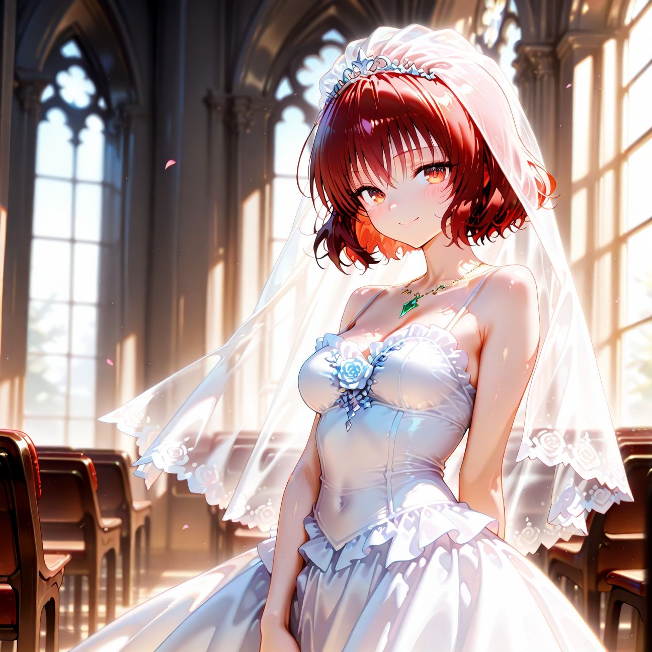 【Part4】ウェディングドレスで浮気セックス！婚前最後のお遊び♪ サンプル1ページ目