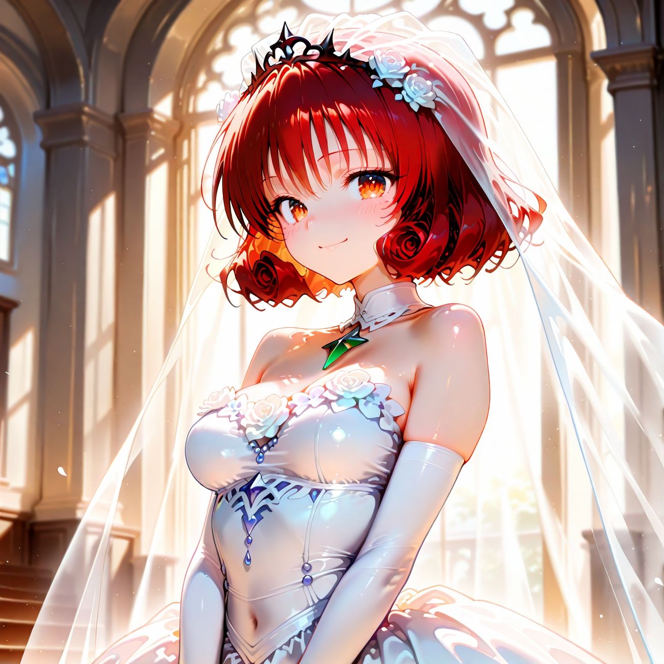 【Part5】ウェディングドレスで浮気セックス！婚前最後のお遊び♪ サンプル1ページ目