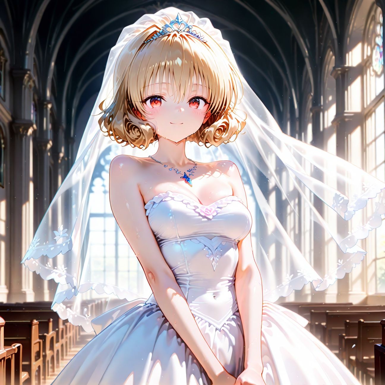 【Part6】ウェディングドレスで浮気セックス！婚前最後のお遊び♪ サンプル1ページ目