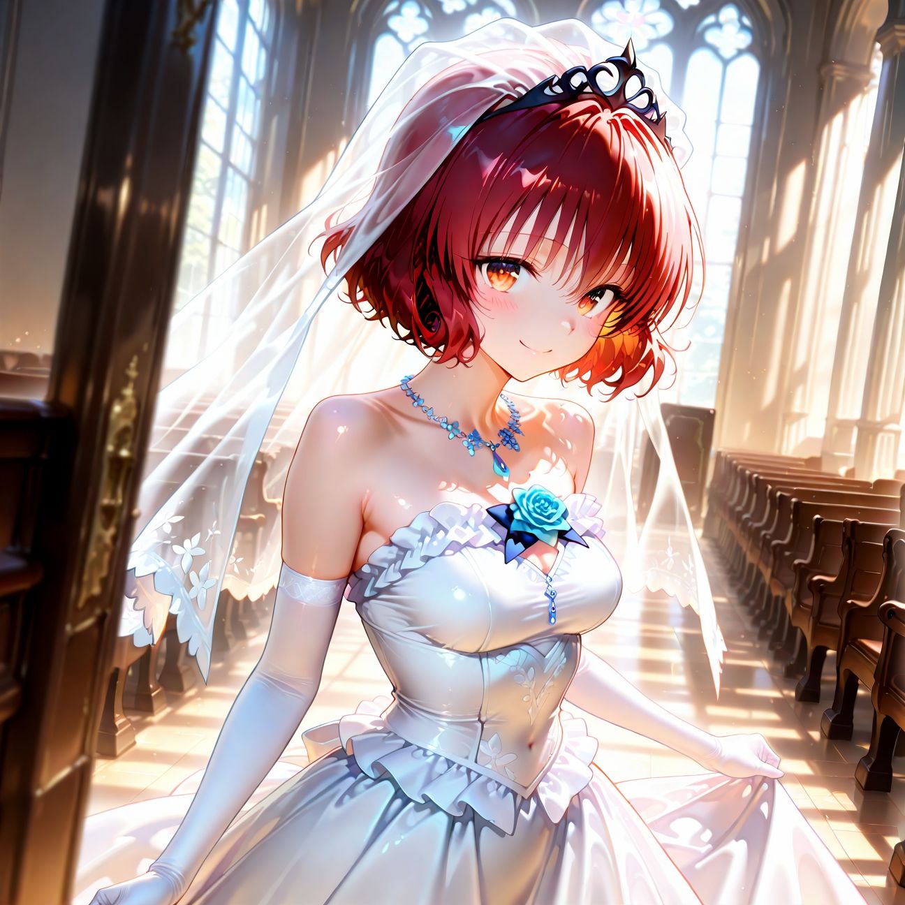 【Part7】ウェディングドレスで浮気セックス！婚前最後のお遊び♪ サンプル1ページ目