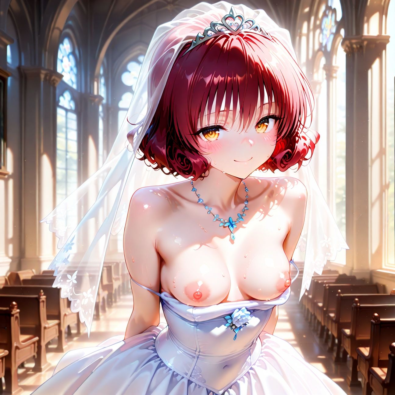 【Part7】ウェディングドレスで浮気セックス！婚前最後のお遊び♪ サンプル3ページ目