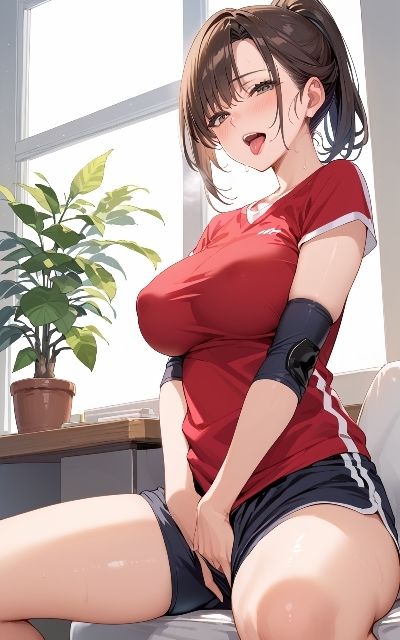 人妻アスリートのエロエロトレーニング サンプル2ページ目