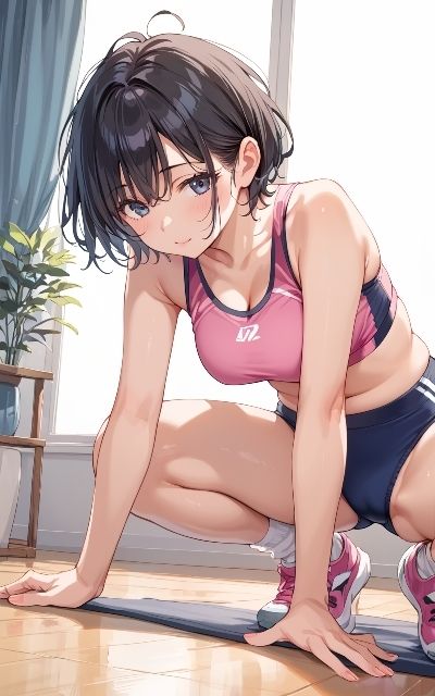 人妻アスリートのエロエロトレーニング サンプル6ページ目