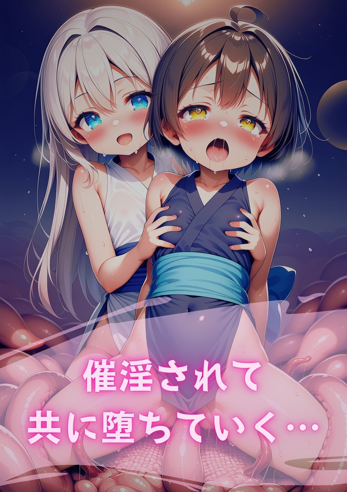 テンタクソロジー  Act10:くのいち共闘編（フブキ・コテツ） サンプル3ページ目