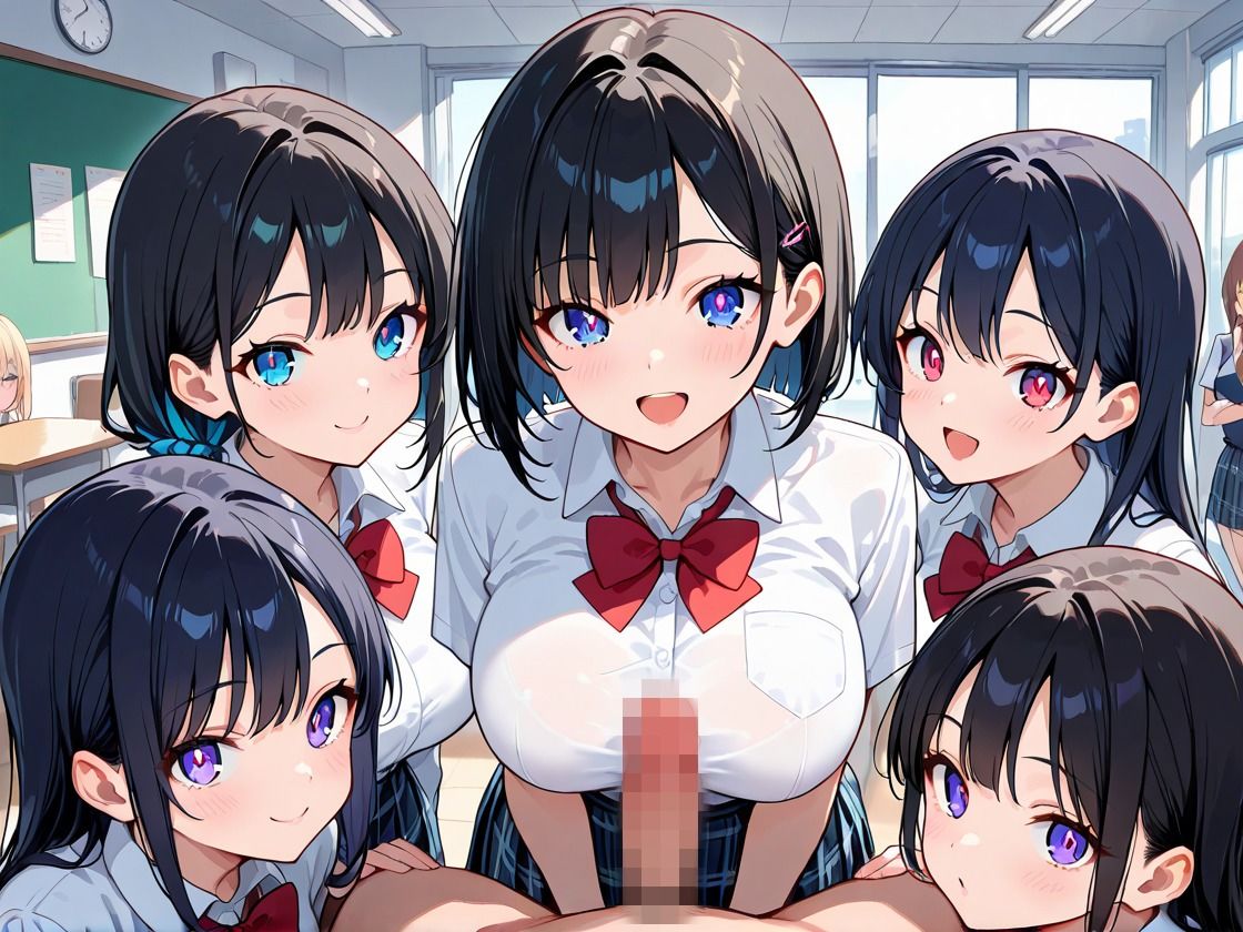 パンチラハーレム学園 クラスの女子全員と中出しSEX サンプル2ページ目