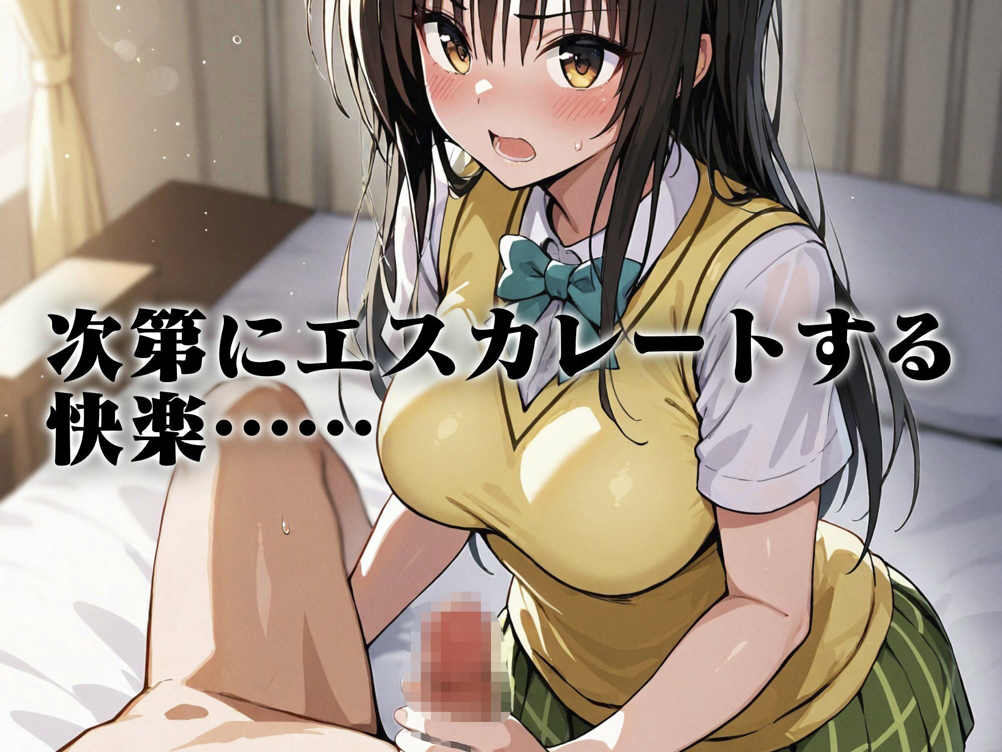 ヒロイン即えっち 古●川唯 制服編 サンプル4ページ目