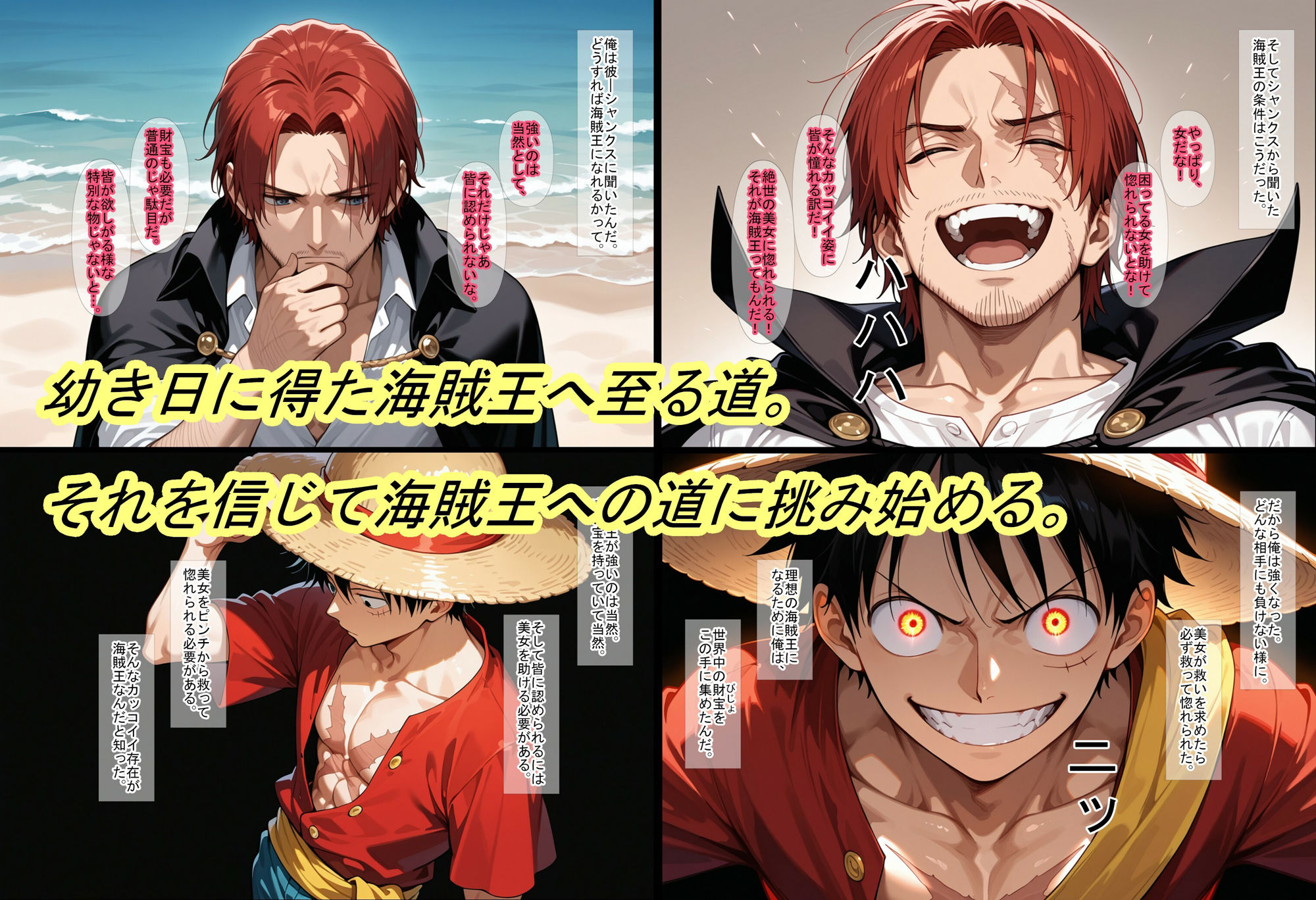 【ONE PI〇CE】ある海賊王の軌跡 サンプル1ページ目