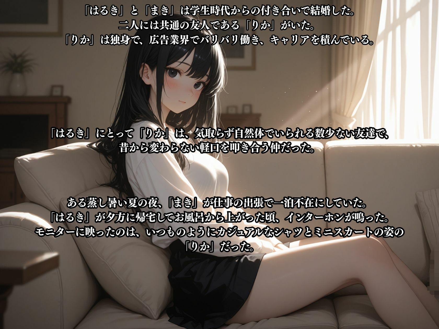 妻の友達と不倫した  止まらない愛液交換性交 サンプル2ページ目