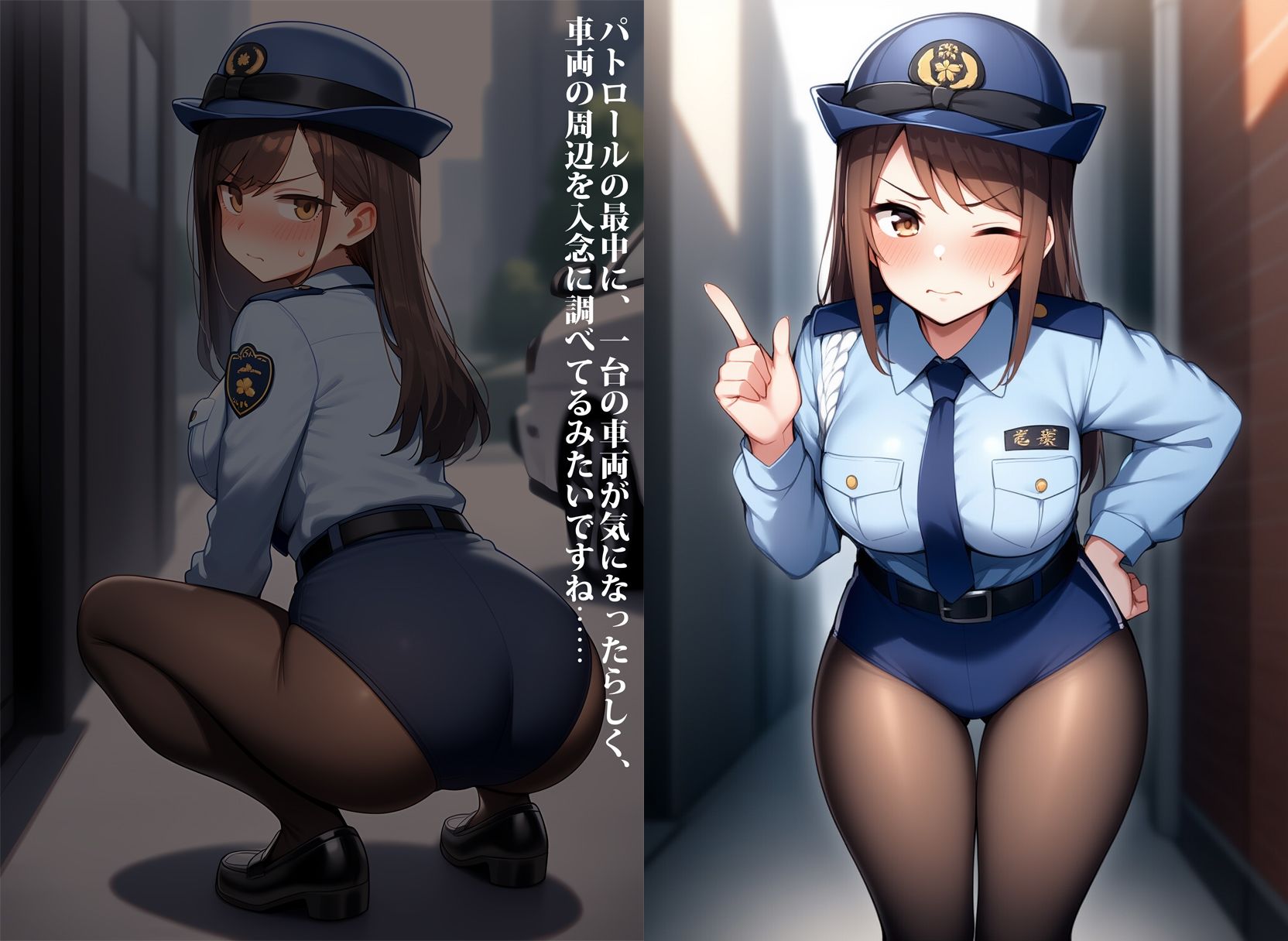 ブルマーポリス〜婦警さんがブルマー着衣勤務〜 サンプル1ページ目