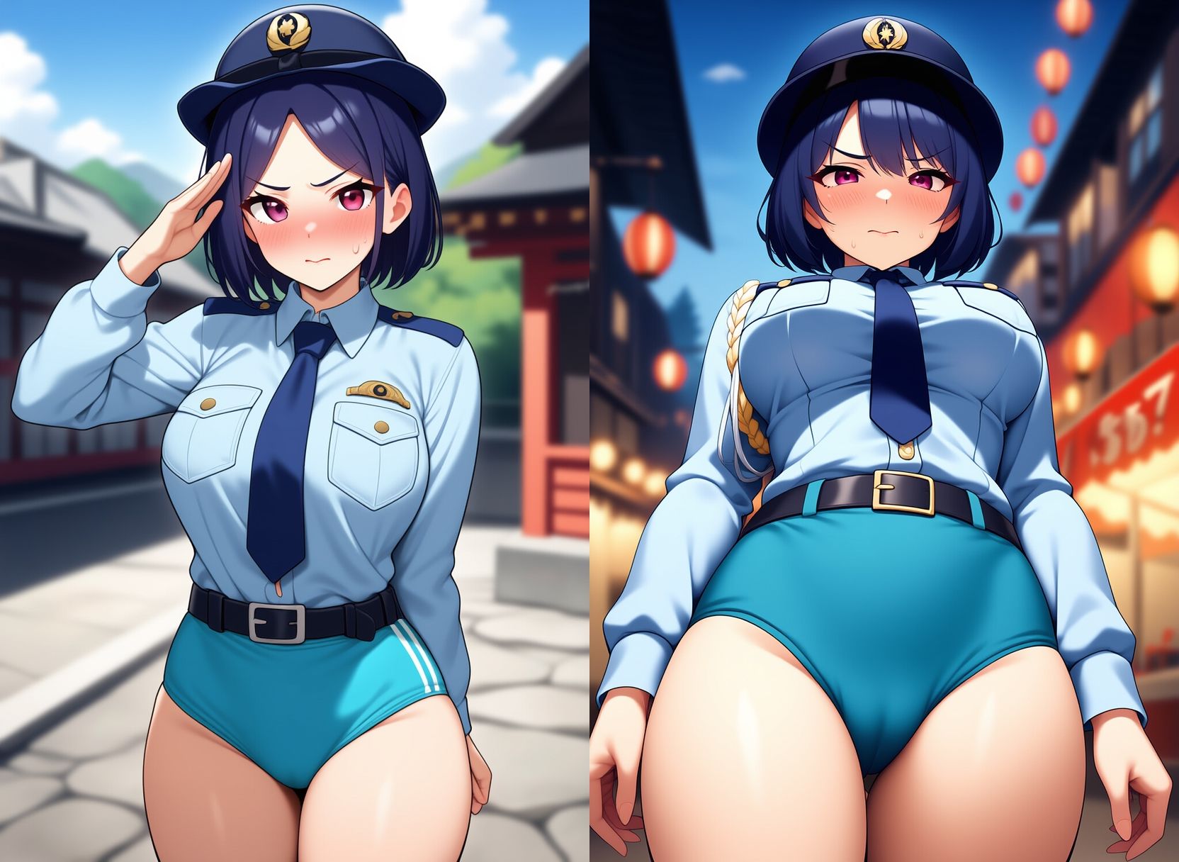 ブルマーポリス〜婦警さんがブルマー着衣勤務〜 サンプル5ページ目
