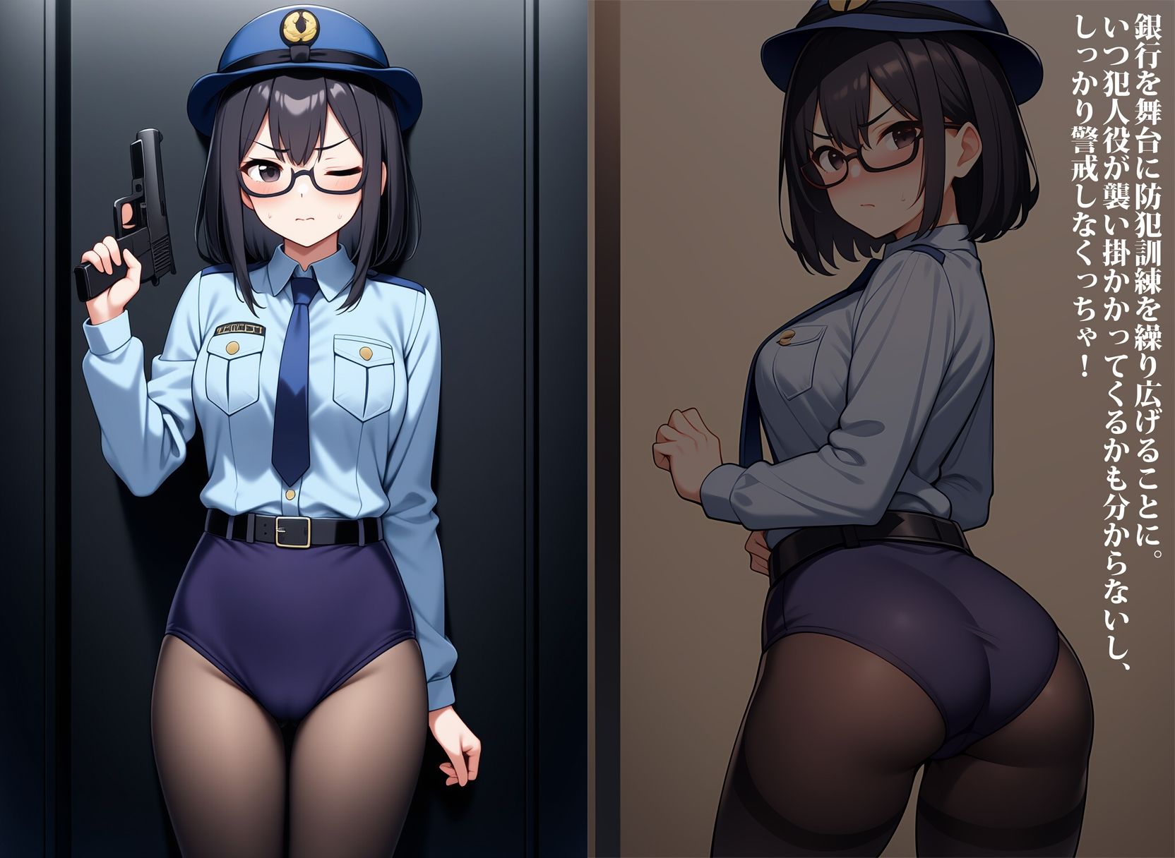 ブルマーポリス〜婦警さんがブルマー着衣勤務〜 サンプル7ページ目