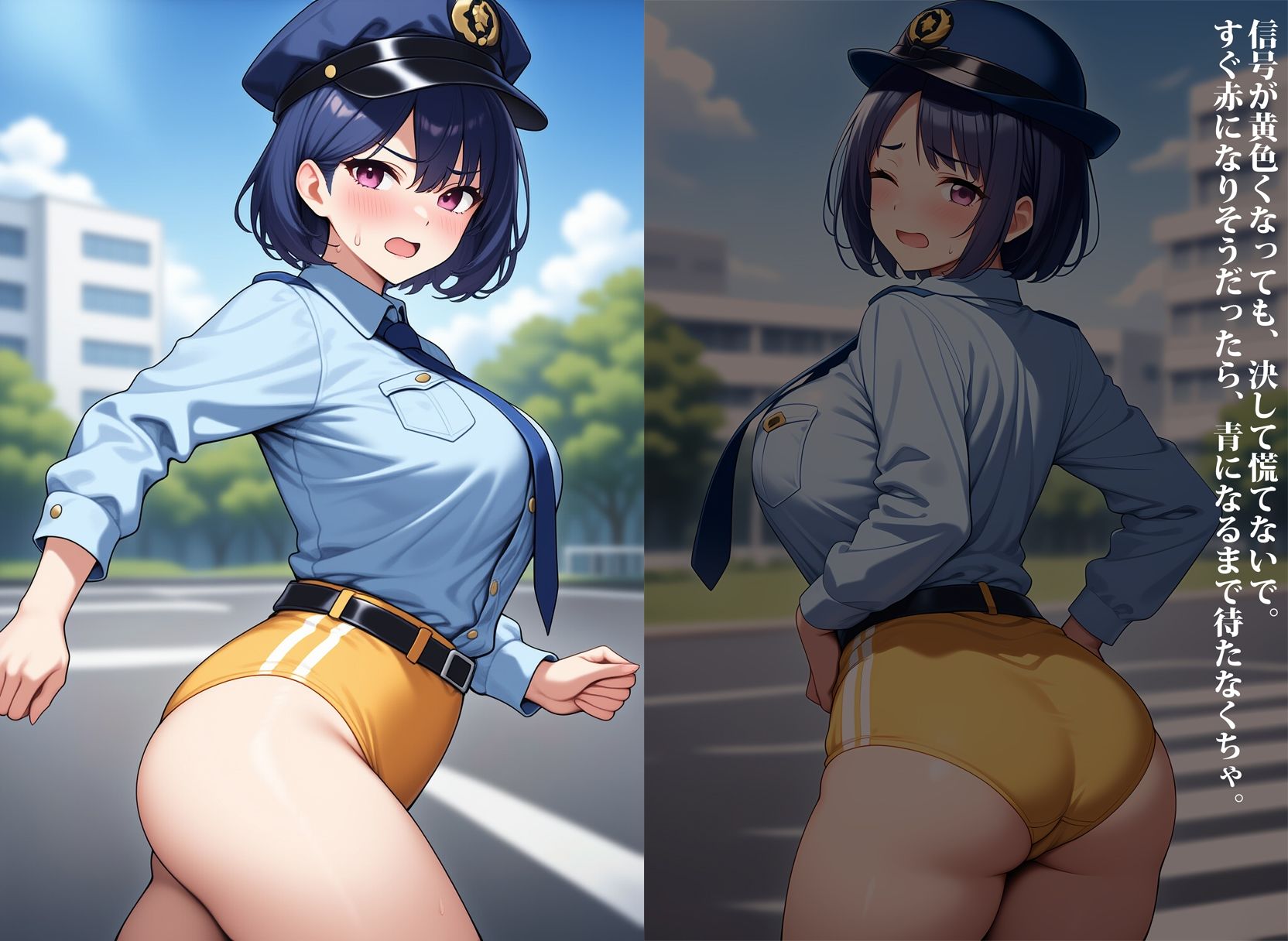 ブルマーポリス〜婦警さんがブルマー着衣勤務〜 サンプル9ページ目