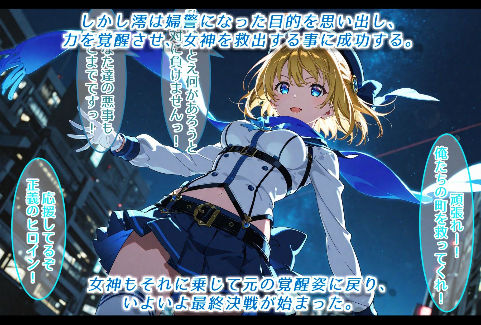 仇討ちに失敗した婦警魔法少女、敗北し、組織のご奉仕メイドにされる サンプル8ページ目