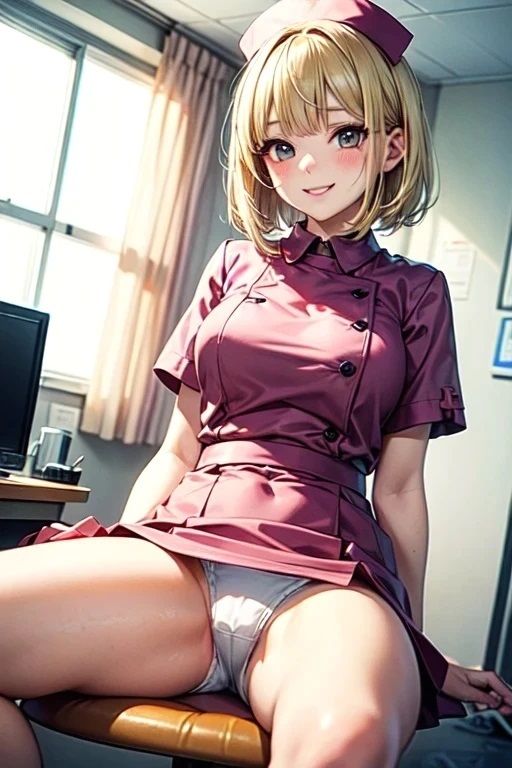 金髪ナースED治療パンチラ画像集 サンプル1ページ目