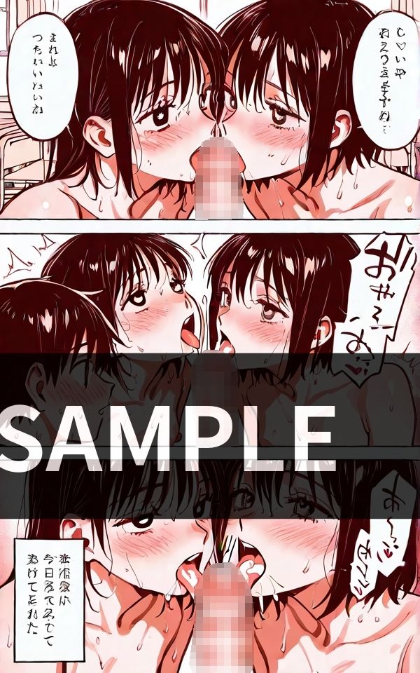 放課後にハーレム3p 詰め合わせ サンプル4ページ目