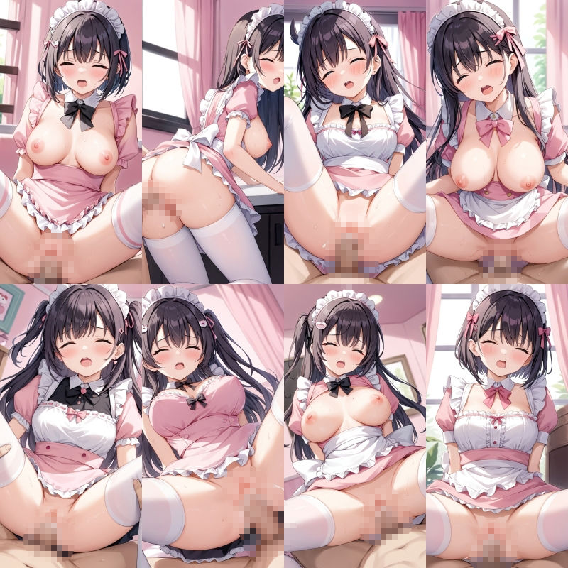ご奉仕ピンクメイドに中出し放題【500枚】 サンプル4ページ目