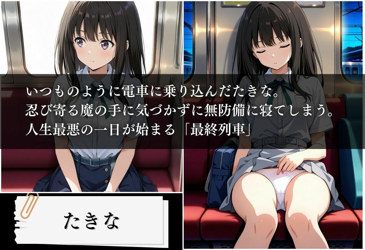 最終列車 妊娠という裏任務 〜井ノ上たきな編〜 サンプル1ページ目