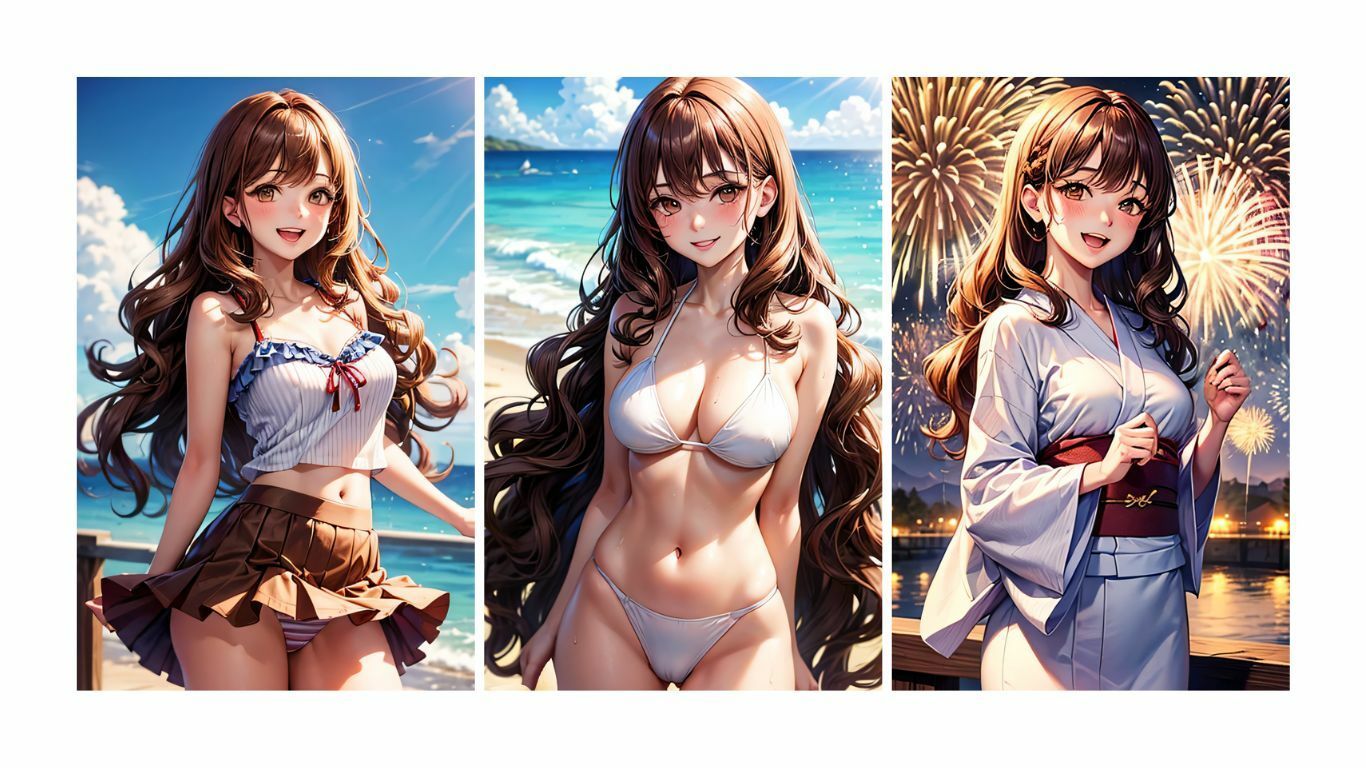 夏彼女---彼女と過ごす夏の一日 サンプル4ページ目