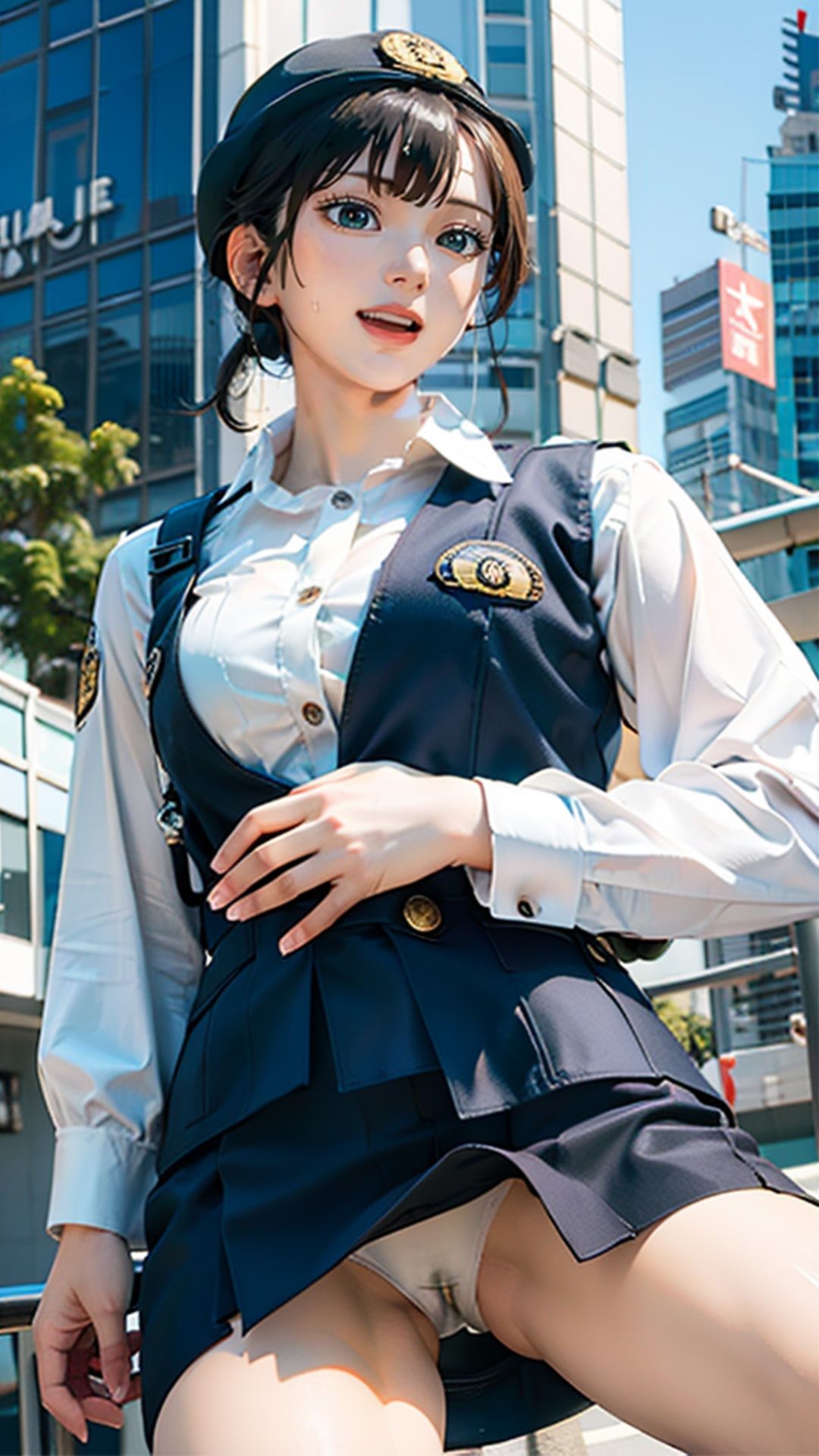 婦警さんになった副長のお疲れパンツとけしからん画像集 サンプル3ページ目