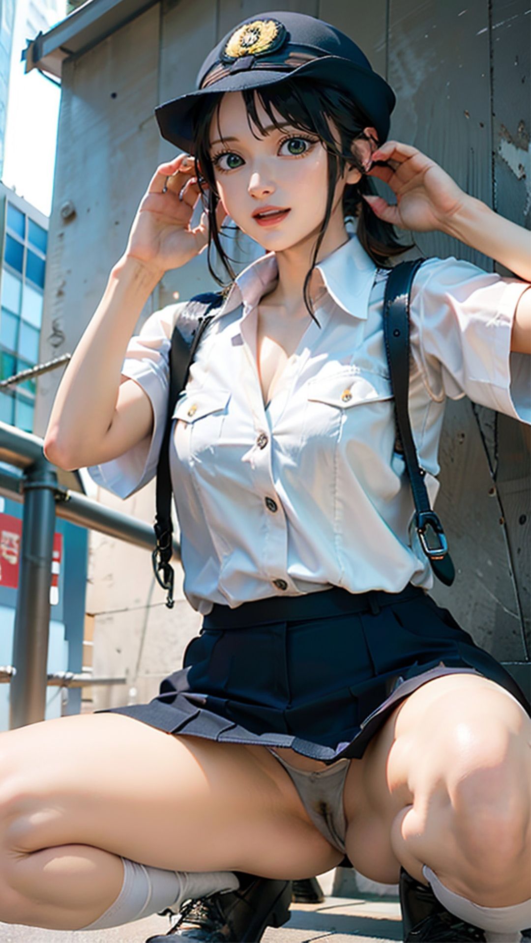 婦警さんになった副長のお疲れパンツとけしからん画像集 サンプル6ページ目